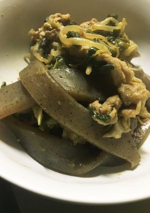 豚肉とこんにゃくのカサ増し焼肉-レシピのメイン写真