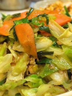 ごまが香る野菜炒め-レシピのメイン写真
