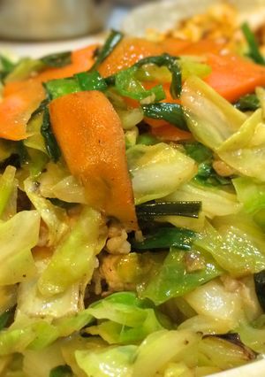 ごまが香る野菜炒め-レシピのメイン写真