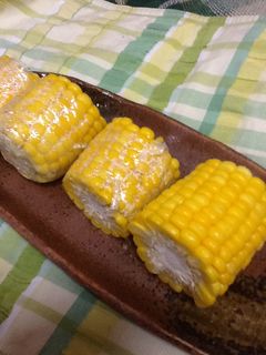 レンジで 楽チン!甘〜いとうもろこし-レシピのメイン写真