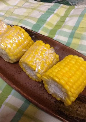レンジで 楽チン！甘〜いとうもろこし-レシピのメイン写真