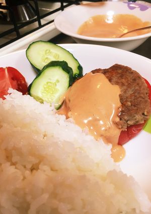 パプリカハンバーグ-レシピのメイン写真