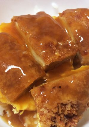 甘ダレ卵とじカツ丼-レシピのメイン写真