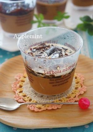 大人のためのカフェオレ&コーヒーゼリー-レシピのメイン写真