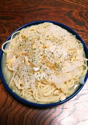 オニタマスープパスタ-レシピのメイン写真