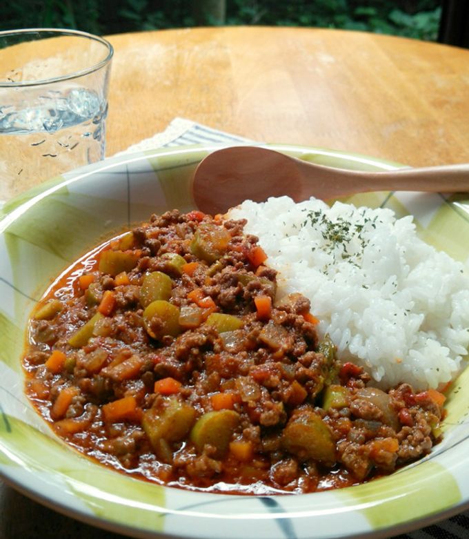 アスパラ入り☆トマトキーマカレー-レシピのメイン写真