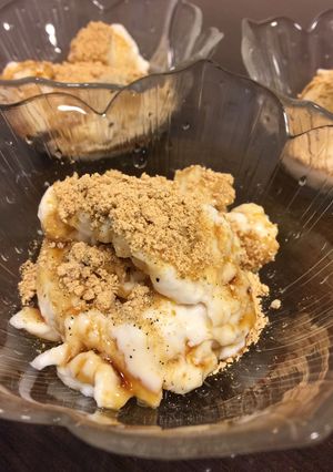 ミルクもち〜黒蜜きな粉がけ〜-レシピのメイン写真