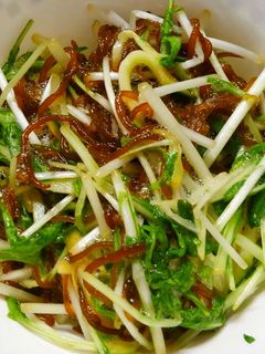 副菜に◇水菜ともずく キュウリの酢の物-レシピのメイン写真