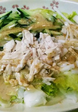 ササミの棒々鶏風サラダ-レシピのメイン写真