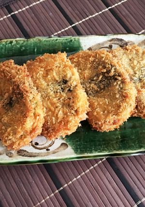 黒はんぺんのうめ〜紫蘇チーズサンドフライ-レシピのメイン写真