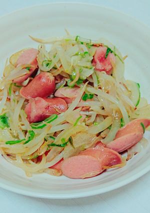 もやしとウィンナー炒め-レシピのメイン写真