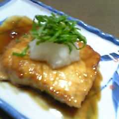 รูปของ *かじきまぐろの生姜焼き*