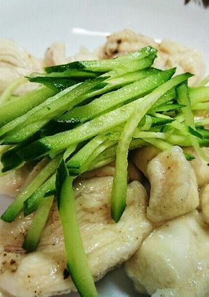 低カロリー!鶏むね肉トゥルントゥルン-レシピのメイン写真