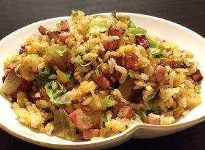 簡単本格！焼豚レタスのパラパラチャーハン-レシピのメイン写真