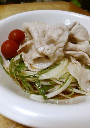 豚しゃぶそうめん-レシピのメイン写真