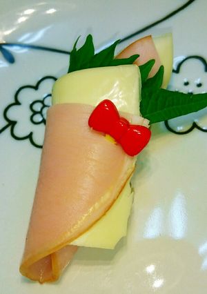 お弁当に♪しそハムチーズくるくるぅ♪-レシピのメイン写真