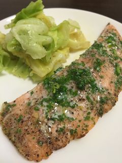 鮭のオリーブオイル焼き-レシピのメイン写真