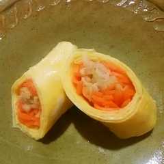 รูปของ お野菜たっぷり　サラダ巻き
