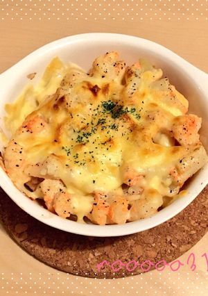 カリフラワーの明太マヨチーズ焼き-レシピのメイン写真