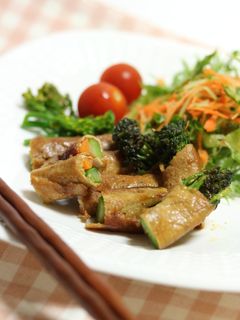 スティックセニョールと人参の豚肉巻き-レシピのメイン写真