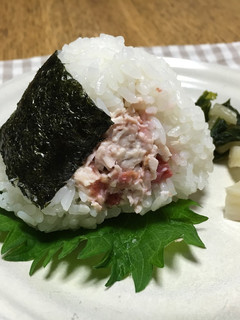 おにぎり『梅ささみマヨ』-レシピのメイン写真