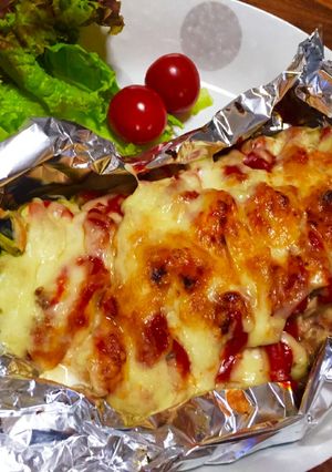 特大なすのチーズ焼き-レシピのメイン写真