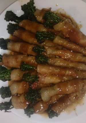 簡単♪野菜の豚バラくるくる焼き-レシピのメイン写真