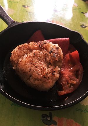 簡単朝ごはん 焼きおにぎり-レシピのメイン写真