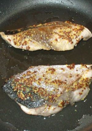 魚・ぶりの粒マスタード焼き魚♪フライパン-レシピのメイン写真