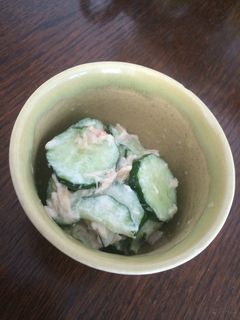 きゅうりとツナのマヨ和え-レシピのメイン写真