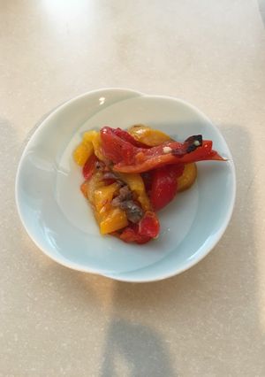 パプリカのアンチョビソース-レシピのメイン写真