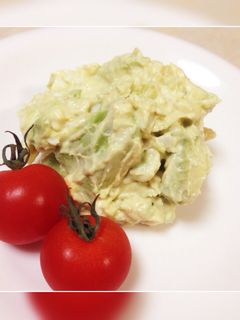 アボカドとゆで卵のサラダ-レシピのメイン写真