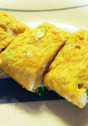 天かす(揚げ玉)と ねぎの 卵焼き-レシピのメイン写真