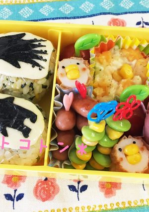 ☆コんガらガっち♪キャラ弁☆-レシピのメイン写真