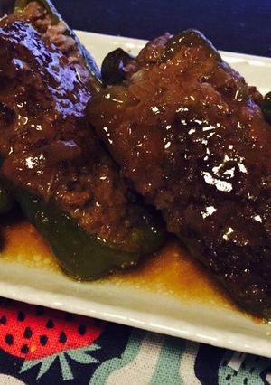 ピーマンの肉詰め-レシピのメイン写真