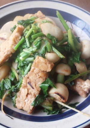 米豆テンペとこかぶのぽん酢炒め-レシピのメイン写真