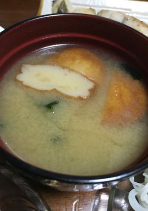 さつまあげとワカメの味噌汁-レシピのメイン写真