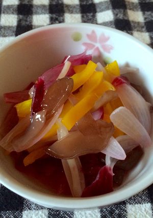 越のレッド(赤らっきょう)の甘酢-レシピのメイン写真