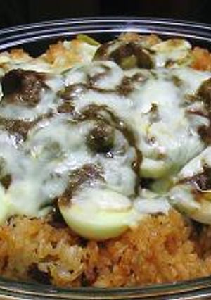 チーズカレー　　　　　ケチャップライス-レシピのメイン写真