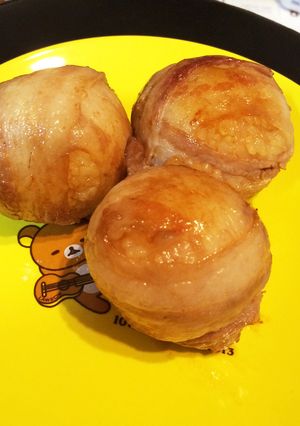 肉巻きおにぎり♡-レシピのメイン写真