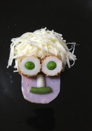 父の日に☆チーズで似顔絵-レシピのメイン写真