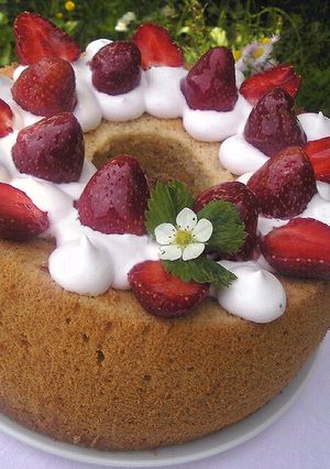 ストロベリー✿シフォンケーキ-レシピのメイン写真