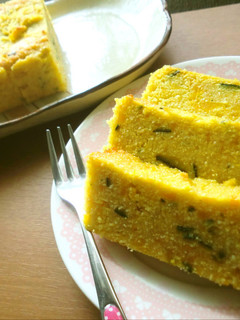 粉なし卵なし♪おからカボチャ寒天ケーキ*-レシピのメイン写真