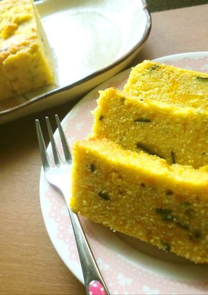 粉なし卵なし♪おからカボチャ寒天ケーキ＊-レシピのメイン写真