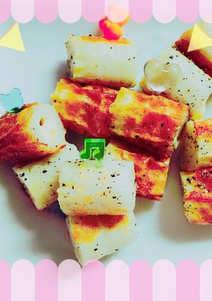 簡単☆お弁当におつまみにちくわのマヨ焼き-レシピのメイン写真