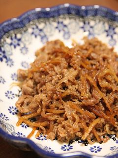 牛ごぼうのしぐれ煮-レシピのメイン写真