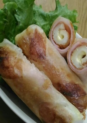 冷めても美味しい★チーズinちくわ春巻き-レシピのメイン写真