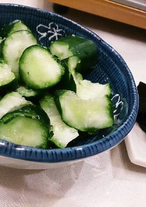 お手軽1分副菜♪きゅうりの胡麻塩-レシピのメイン写真