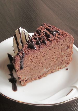 HCMと炊飯器で「濃厚チョコケーキ」-レシピのメイン写真