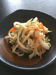 水戻し不要☆コリコリ食感な切干大根サラダ-レシピのメイン写真